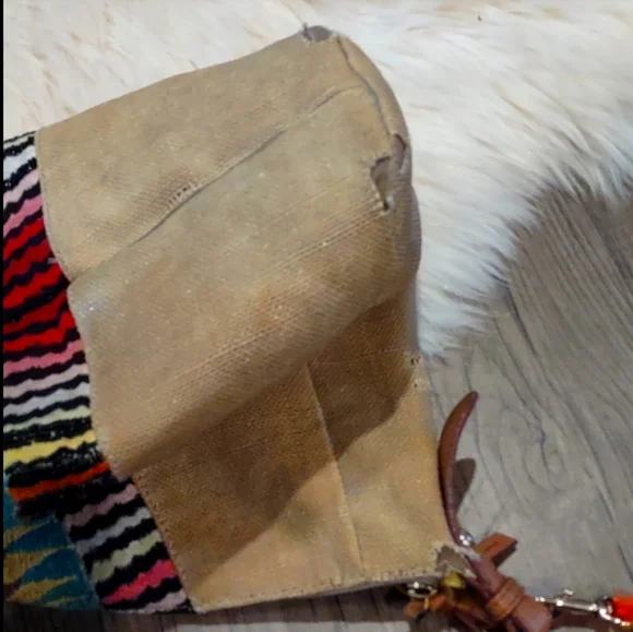 Anthropologie Jasper and Jeera gold and metallic colorful embroidered purse - Picture 7 of 16